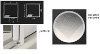 Roltechnik sprchové dveře LD3 800 výplň grape rám bílý 215-8000000-04-11